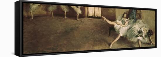 Before the Ballet-Edgar Degas-Framed Stretched Canvas