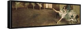 Before the Ballet-Edgar Degas-Framed Stretched Canvas