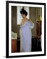 Before the Bath, 1894 (Oil on Canvas)-Ramon Casas i Carbo-Framed Giclee Print