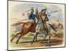 Before the Battle King Robert De Bruce VIII Kills Sir Henry De Bohun in Single Combat-James Doyle-Mounted Art Print