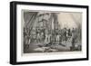 Before the Battle Nelson Orders His Famous Signal: England Expects Every Man to Do His Duty-Thomas Davidson-Framed Art Print