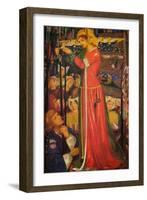 Before the Battle-Dante Gabriel Rossetti-Framed Art Print