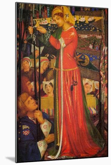 Before the Battle-Dante Gabriel Rossetti-Mounted Art Print