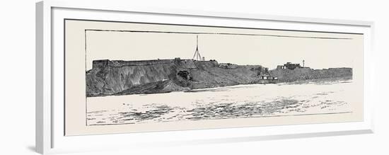 Before the Bombardment of Alexandria, July 7, 1882: Omuk Kubebeh Fort, Kamania Fort-null-Framed Premium Giclee Print