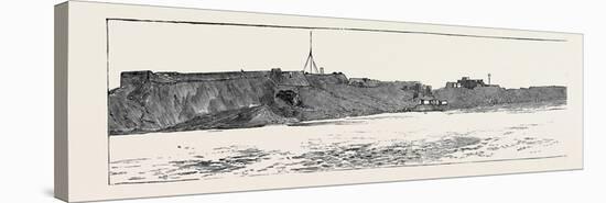 Before the Bombardment of Alexandria, July 7, 1882: Omuk Kubebeh Fort, Kamania Fort-null-Stretched Canvas