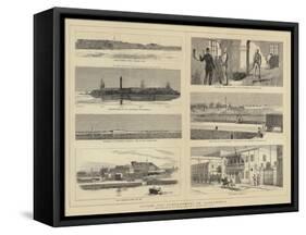 Before the Bombardment of Alexandria-Frederic Villiers-Framed Stretched Canvas