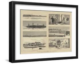 Before the Bombardment of Alexandria-Frederic Villiers-Framed Giclee Print