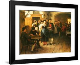 Before the Dance-Franz Von Defregger-Framed Art Print