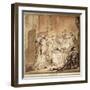 Before the Fancy Dress Ball, 1762-Jean-Michel Moreau-Framed Giclee Print