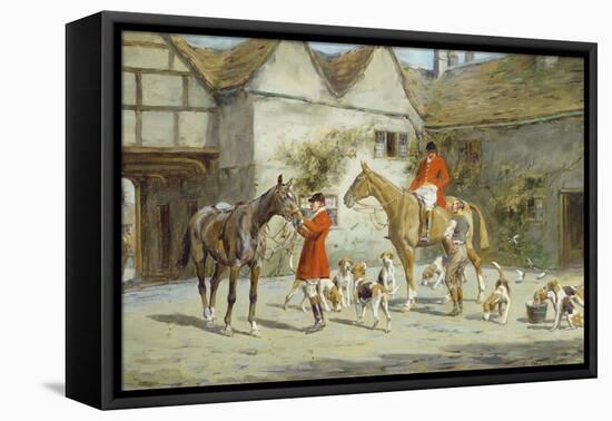 Before the Hunt-George Wright-Framed Stretched Canvas