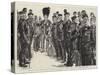 Before the Inspection, a Group of Men of the Corps of Commissionaires-Charles Paul Renouard-Stretched Canvas