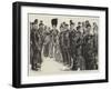 Before the Inspection, a Group of Men of the Corps of Commissionaires-Charles Paul Renouard-Framed Giclee Print