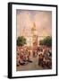 Before the Kiev Monastery of the Caves-Vasili Petrovich Vereshchagin-Framed Giclee Print