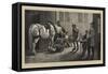 Before the Magistrate, Unfit for Work-John Charles Dollman-Framed Stretched Canvas