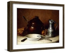 Before the Meal; Avant Le Repas-Francois Millet-Framed Giclee Print