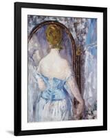 Before the Mirror-Edouard Manet-Framed Art Print