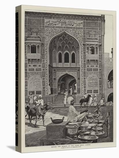 Before the Mosque of the Wazir Khan, Lahore-Harry Hamilton Johnston-Stretched Canvas