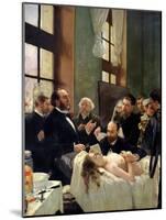 Before the Operation, or Doctor Pean Teaching at Saint-Louis Hospital, 1887-Henri Gervex-Mounted Giclee Print