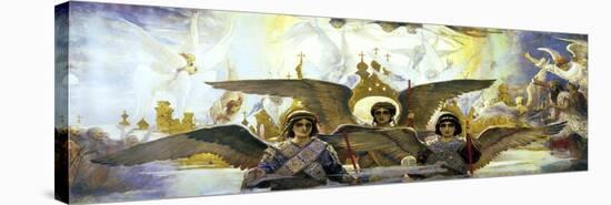 Before the Paradies, (Central), 1885-1896-Viktor Mihajlovic Vasnecov-Stretched Canvas