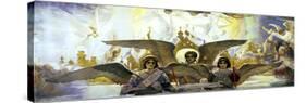 Before the Paradies, (Central), 1885-1896-Viktor Mihajlovic Vasnecov-Stretched Canvas
