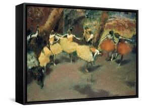 Before the Performance-Edgar Degas-Framed Stretched Canvas