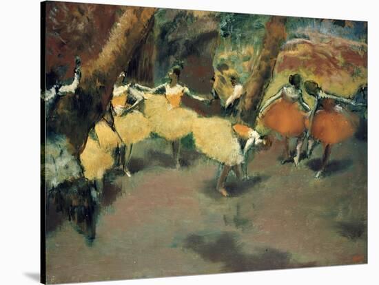 Before the Performance-Edgar Degas-Stretched Canvas