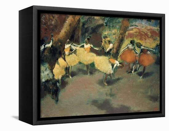 Before the Performance-Edgar Degas-Framed Stretched Canvas