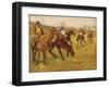 Before the Race, between 1882 and 1884-Edgar Degas-Framed Giclee Print