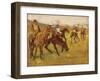 Before the Race, between 1882 and 1884-Edgar Degas-Framed Giclee Print