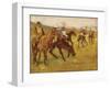 Before the Race, between 1882 and 1884-Edgar Degas-Framed Giclee Print