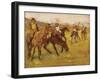 Before the Race, between 1882 and 1884-Edgar Degas-Framed Giclee Print