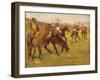 Before the Race, between 1882 and 1884-Edgar Degas-Framed Giclee Print