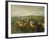 Before the Race (Course De Gentlemen), 1862-Edgar Degas-Framed Giclee Print