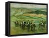 Before the Race-Edgar Degas-Framed Stretched Canvas