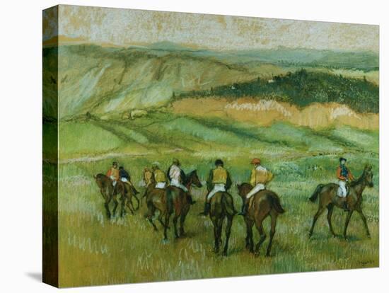 Before the Race-Edgar Degas-Stretched Canvas