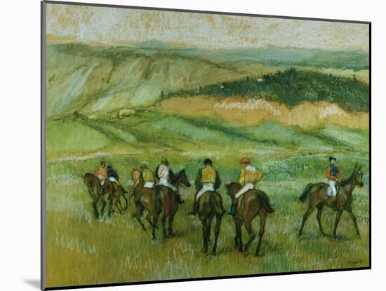 Before the Race-Edgar Degas-Mounted Giclee Print