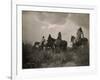 Before the Storm, Apache-Edward S Curtis-Framed Photo