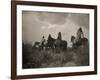 Before the Storm, Apache-Edward S Curtis-Framed Photo