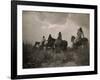 Before the Storm, Apache-Edward S Curtis-Framed Photo