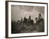 Before the Storm, Apache-Edward S Curtis-Framed Photo