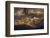 Before the storm covers the mountains spikes-Peter Svoboda, MQEP-Framed Photographic Print