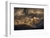 Before the storm covers the mountains spikes-Peter Svoboda, MQEP-Framed Photographic Print