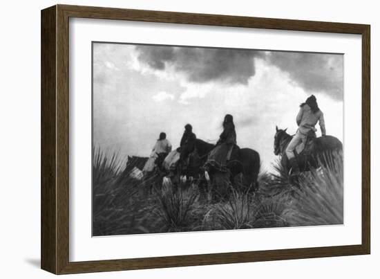 Before the Storm-Edward S. Curtis-Framed Art Print