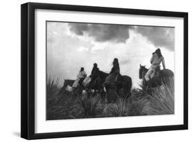 Before the Storm-Edward S. Curtis-Framed Art Print