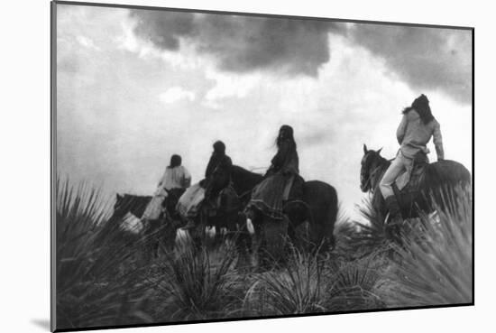 Before the Storm-Edward S. Curtis-Mounted Art Print