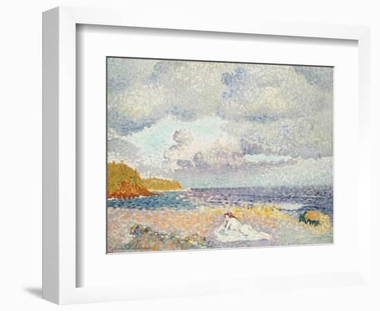 Before the Thunderstorm (The Bather)-Henri Edmond Cross-Framed Giclee Print