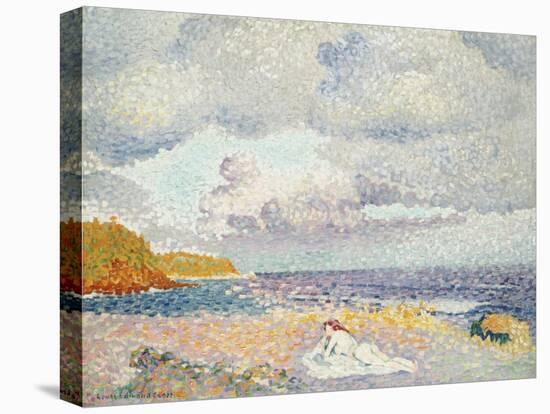 Before the Thunderstorm (The Bather)-Henri Edmond Cross-Stretched Canvas