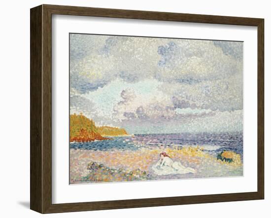 Before the Thunderstorm (The Bather)-Henri Edmond Cross-Framed Giclee Print