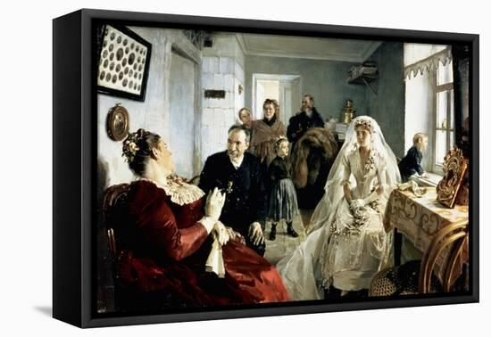 Before the Wedding, 1880s-Illarion Mikhailovich Pryanishnikov-Framed Stretched Canvas