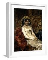 Before the Wedding, 1882, Spanish School-Antonio Munoz Degrain-Framed Giclee Print